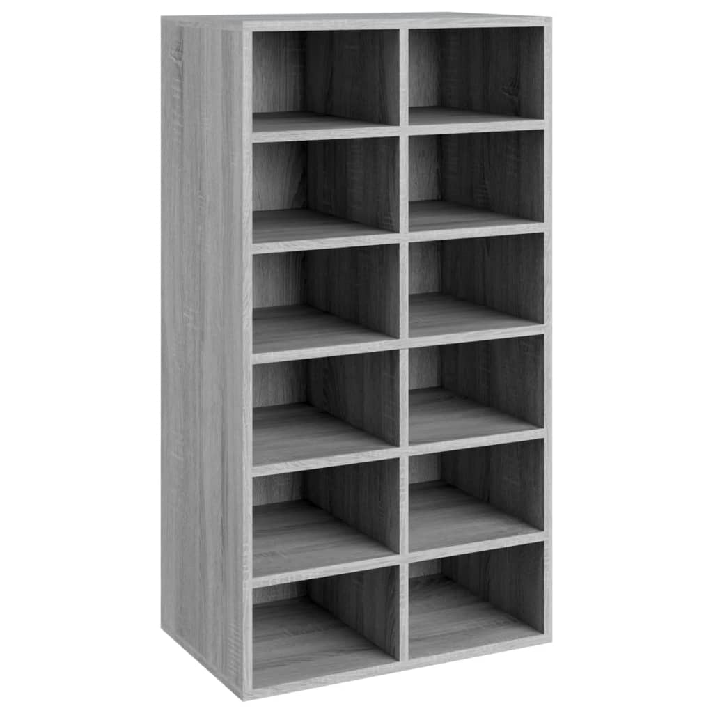 Schuhregal Weiß 54x34x100,5 cm Holzwerkstoff