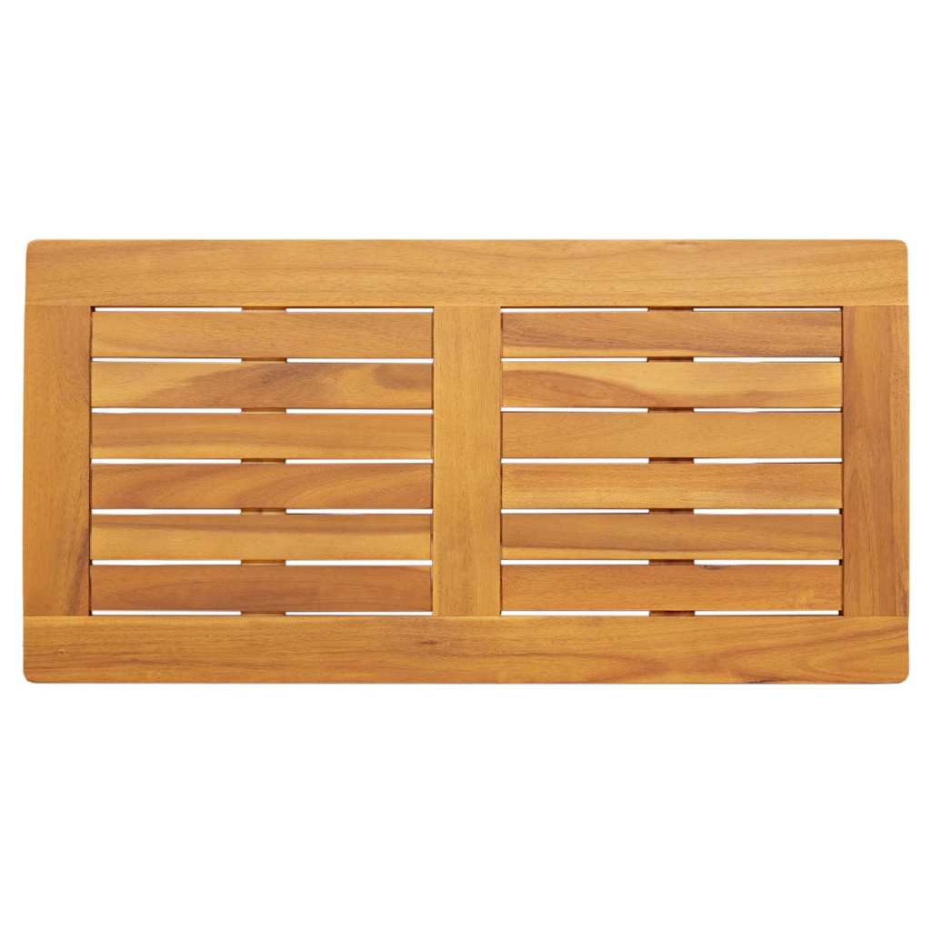 Tischplatte Öl-Natur 80 x 40 x 2 cm Massivholz Akazie