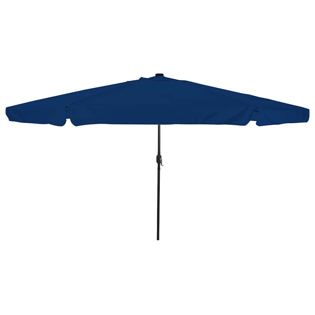 Garten-Sonnenschirm Sand und Anthrazit 395 x 395 x 245 cm