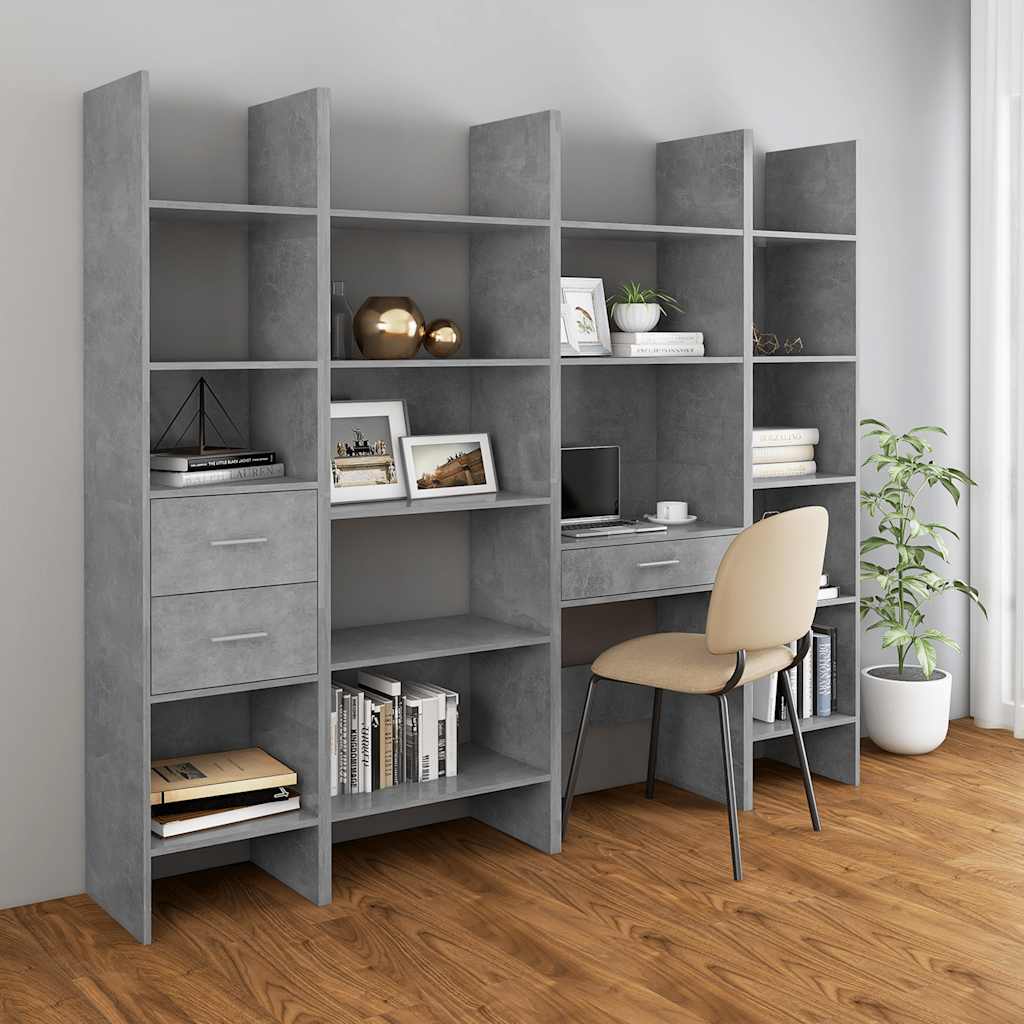 Bücherregal Weiß 40x35x180 cm Holzwerkstoff