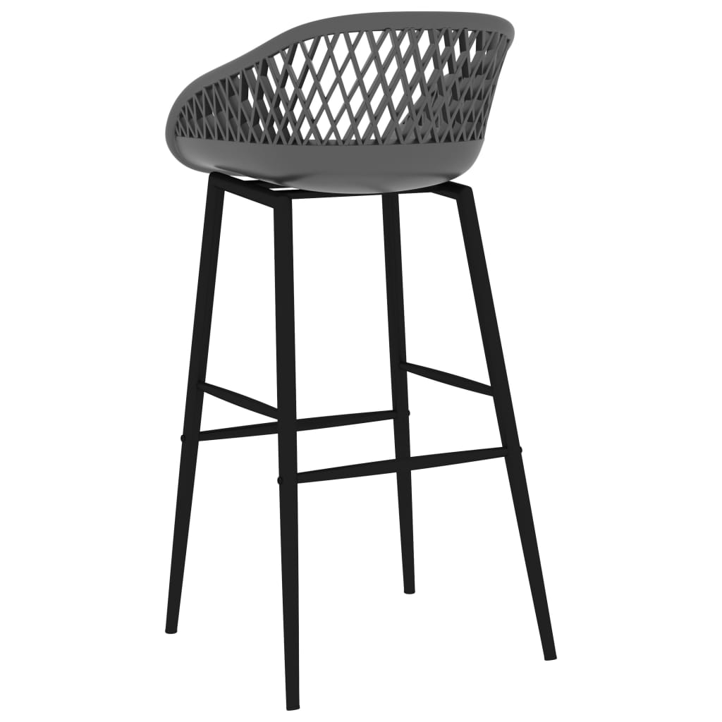 Barhocker 2 Stk. Schwarz