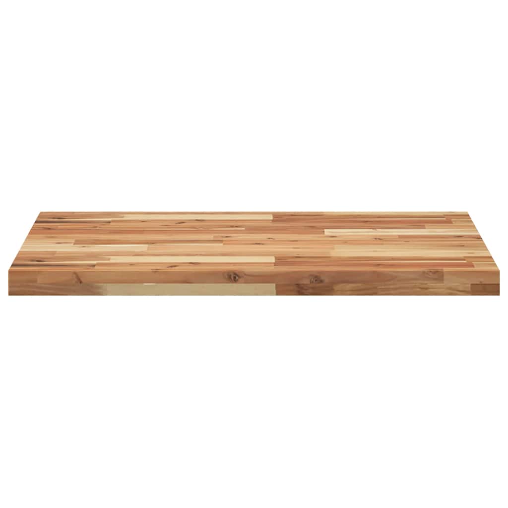 Tischplatte Rechteckig 60x50x2 cm Massivholz Akazie