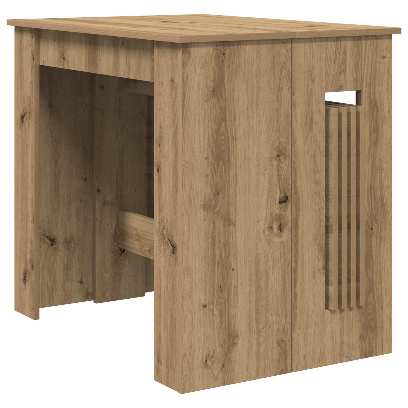 Esstisch 180 x 85 x 75 cm Holzwerkstoff Schwarze Eiche