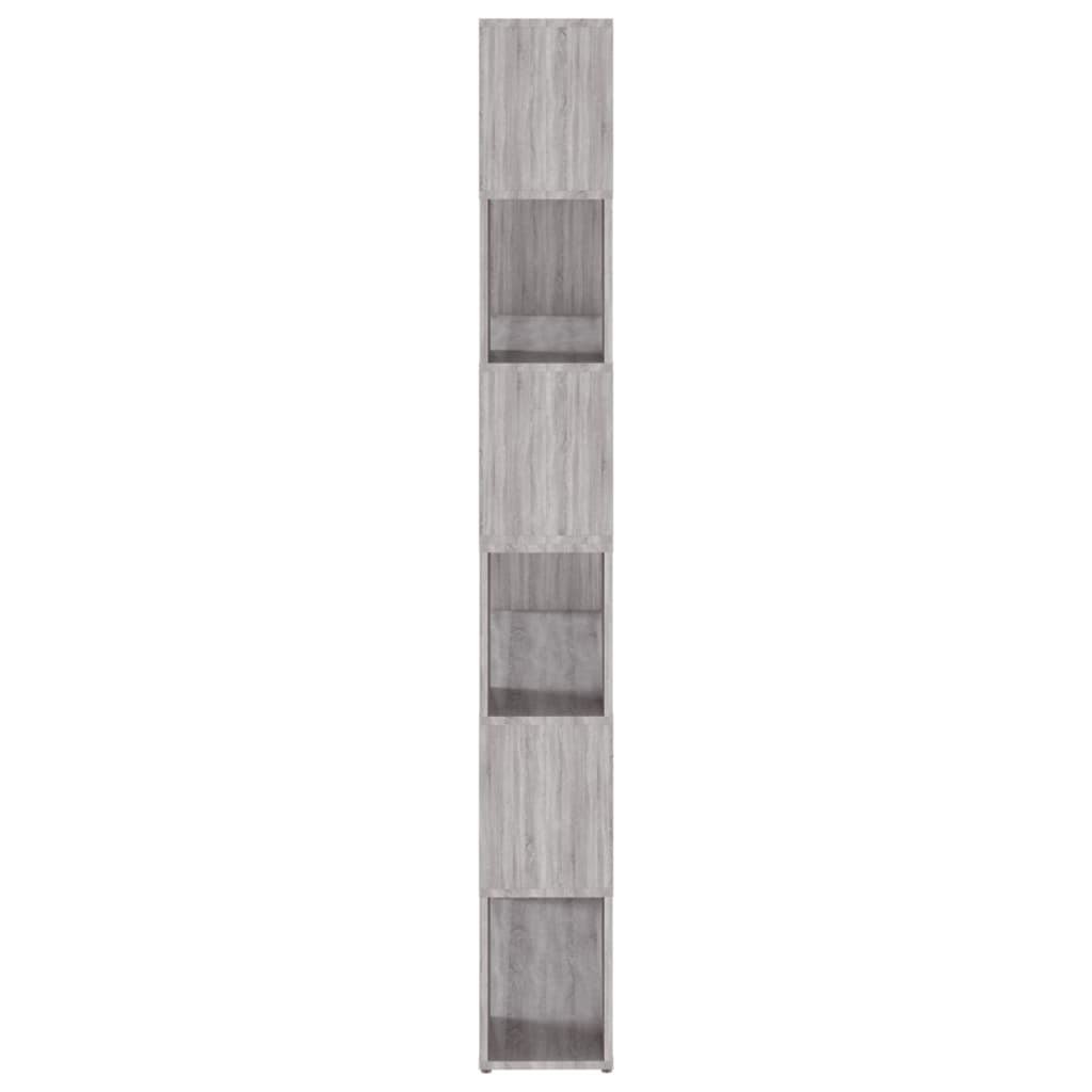 Bücherregal Raumteiler Weiß 100x24x188 cm