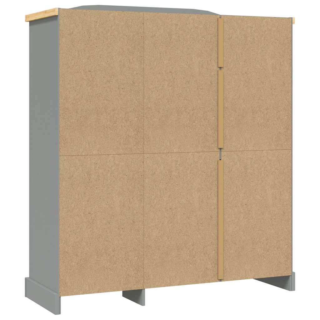 Kleiderschrank Mexiko-Stil Kiefernholz 3 Türen