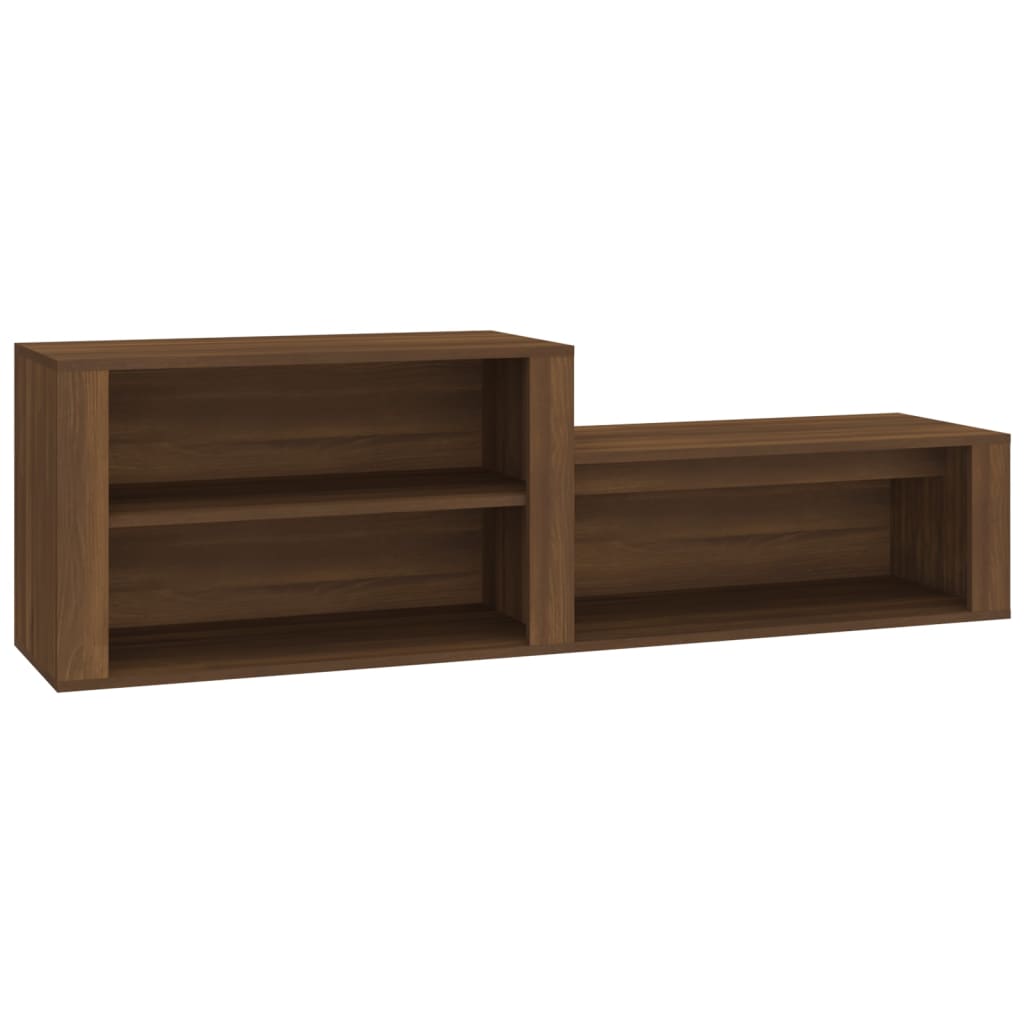 Schuhschrank Weiß 150x35x45 cm Holzwerkstoff