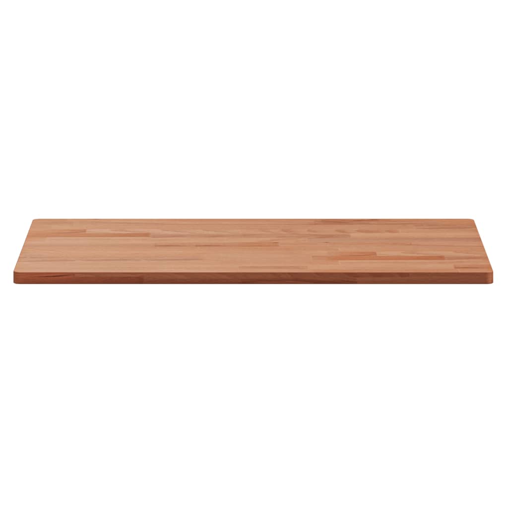 Tischplatte 80x40x1,5 cm Rechteckig Massivholz Buche