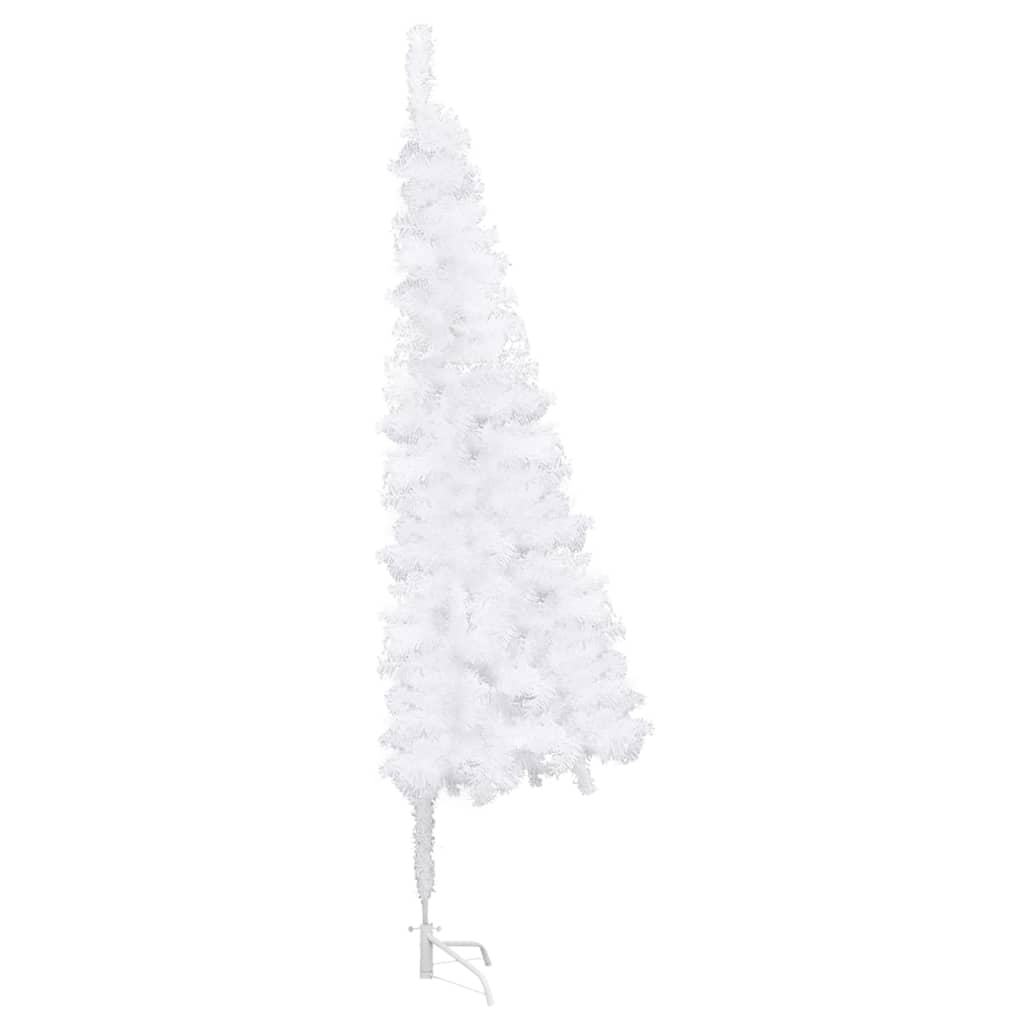 Künstlicher Eck-Weihnachtsbaum Grün 120 cm PVC