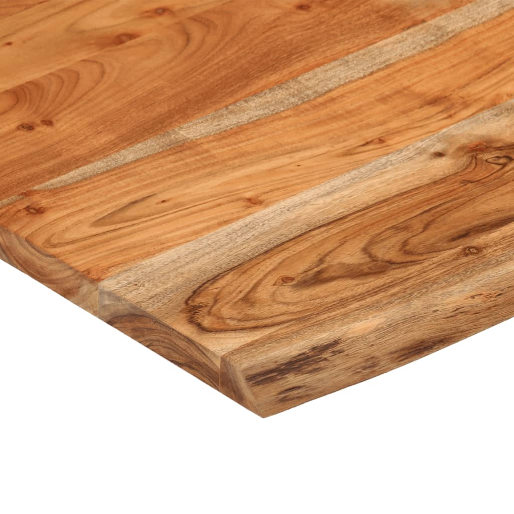 Wandregal 40x20x2,5 cm Rechteckig Massivholz Akazie Baumkante