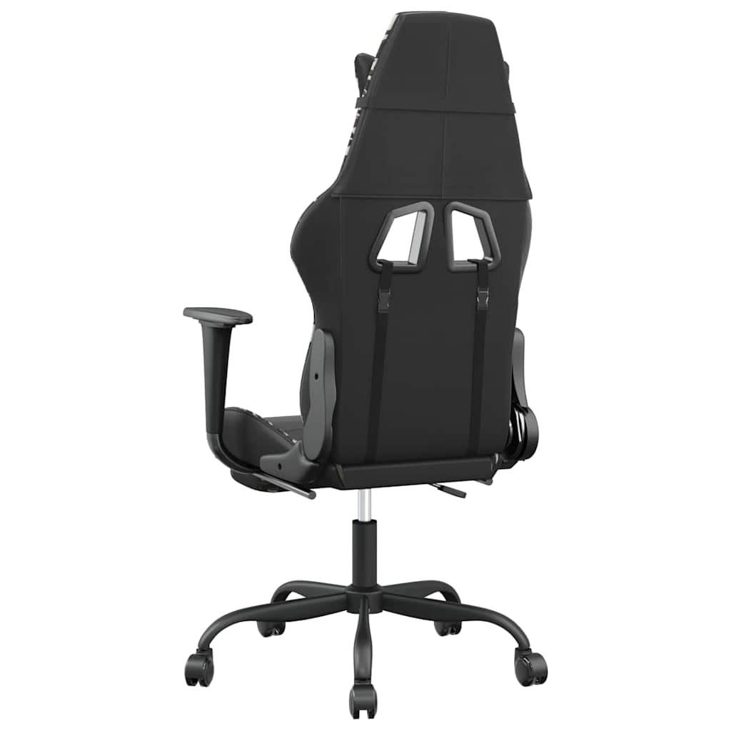 Gaming-Stuhl mit Massagefunktion Schwarz und Rot Kunstleder