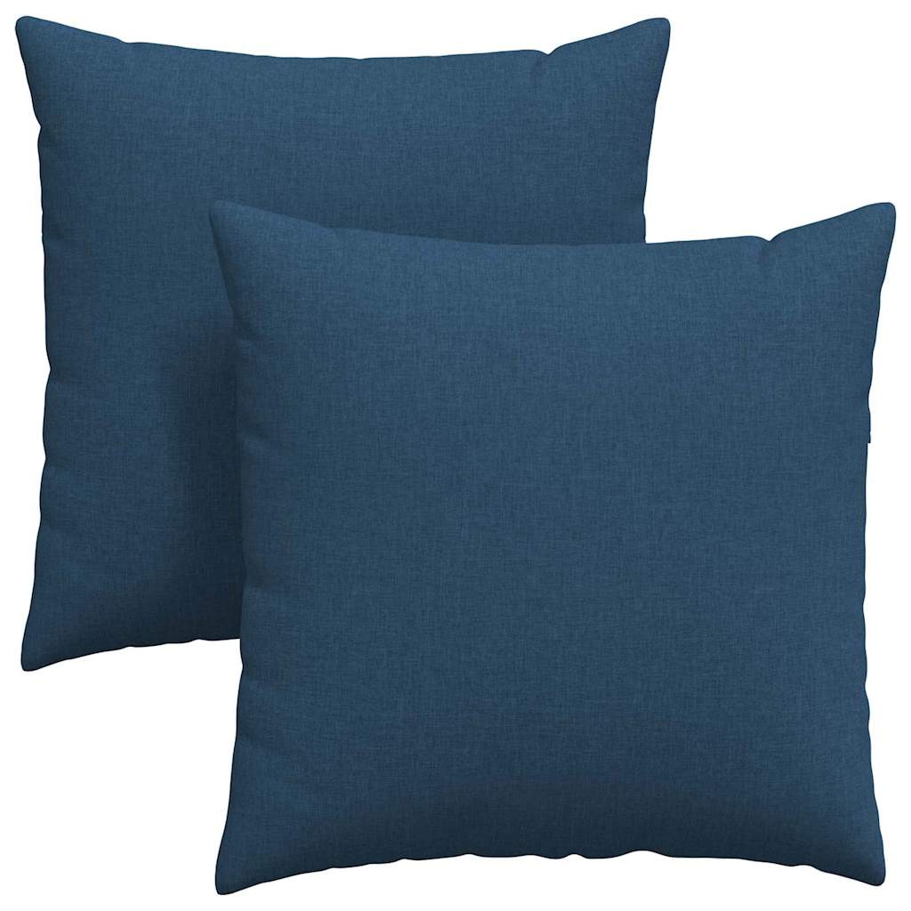 Sofakissen 2 pcs Hellgrau 50 x 30 cm Stoff