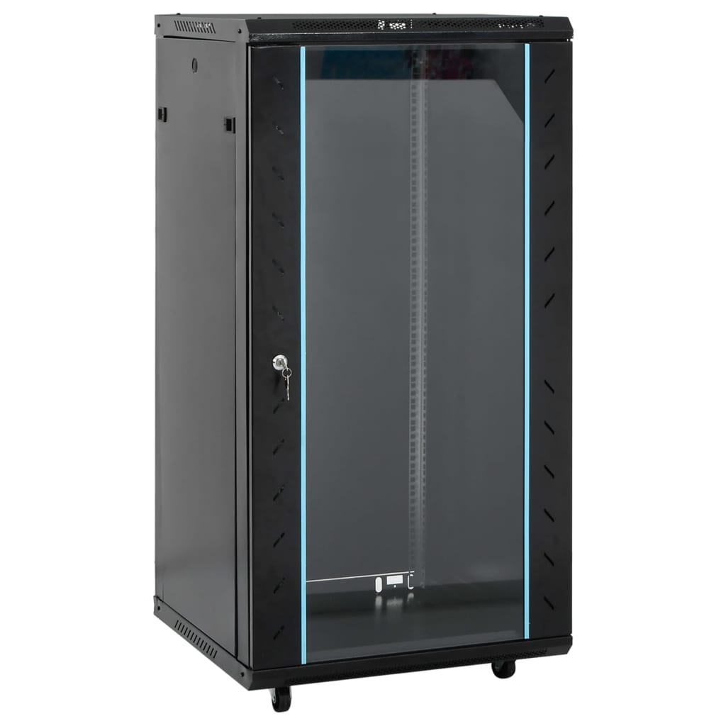 15HE Netzwerkschrank mit Schwenkfüßen 19" IP20 60x45x86 cm