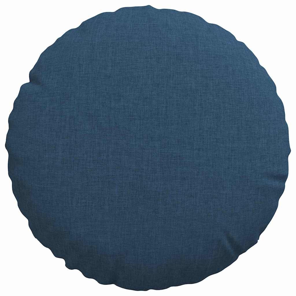 Sitzkissen 2 pcs Hellgrau Ø30 x 13 cm Stoff