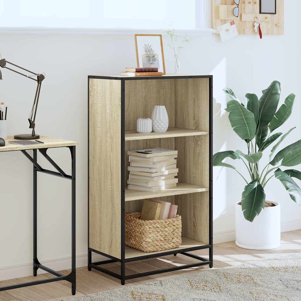 Bücherregal Schwarz 60x35x139 cm Holzwerkstoff