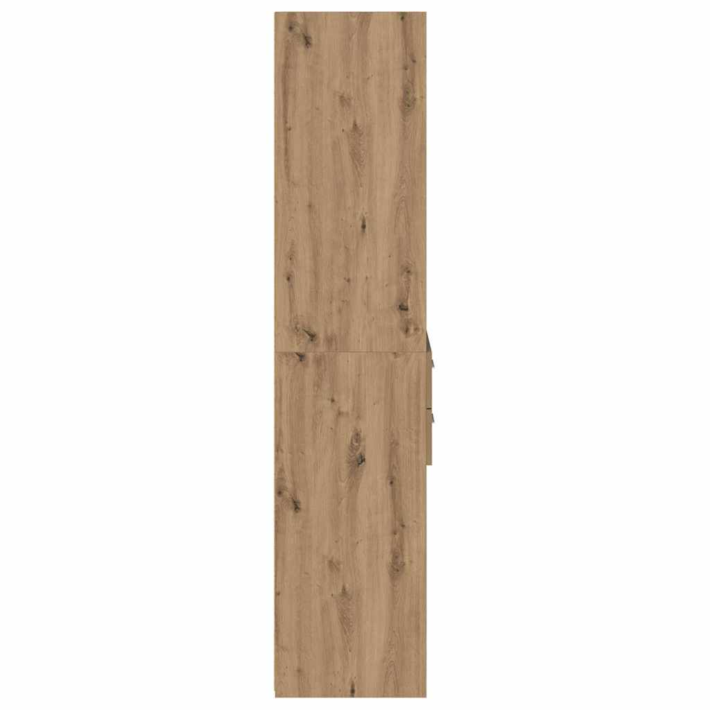 Highboard Altholz 45 x 42,5 x 185 cm Holzwerkstoff