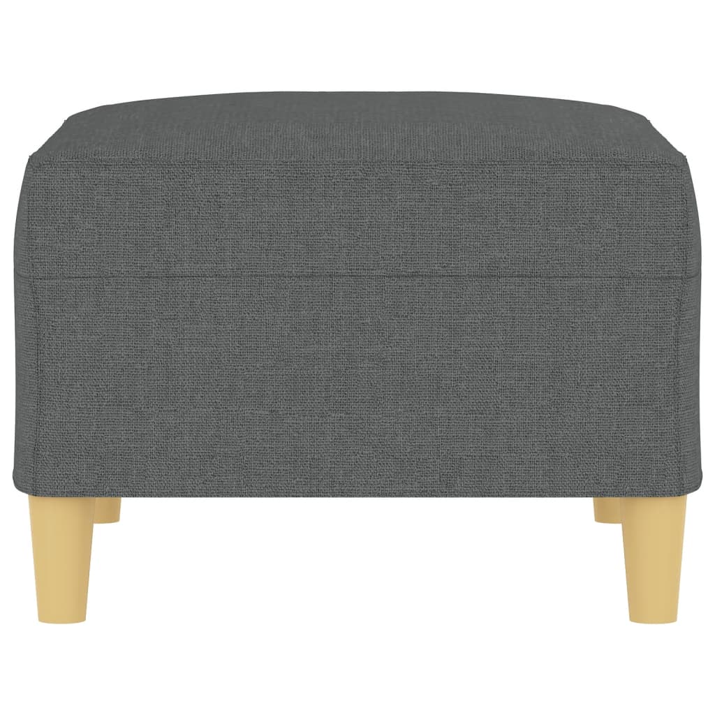 Fußhocker Hellgrau 60x50x41 cm Stoff