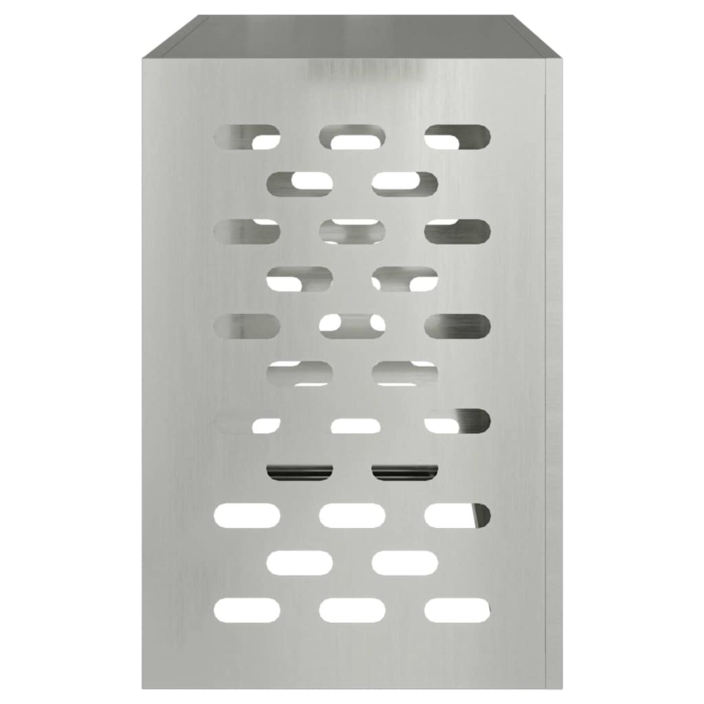 Klimaanlagenabdeckung Schwarz 90 x 40 x 60 cm Stahl
