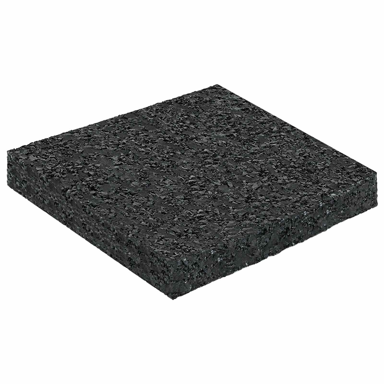 Gummigranulat-Patiopad Schwarz 6 x 9 x 0,3 cm Gummi