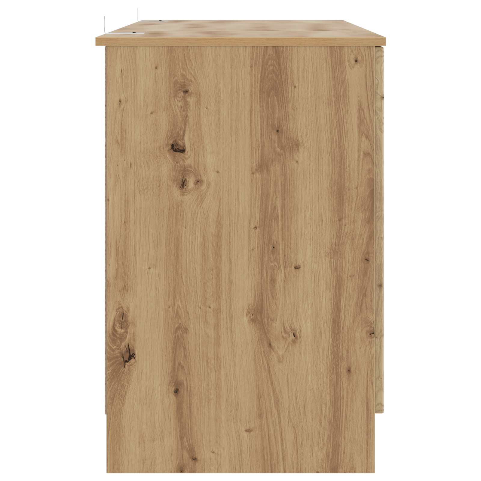 Schreibtisch mit Regal Schwarz 142,5 x 50 x 75 cm Holzwerkstoff