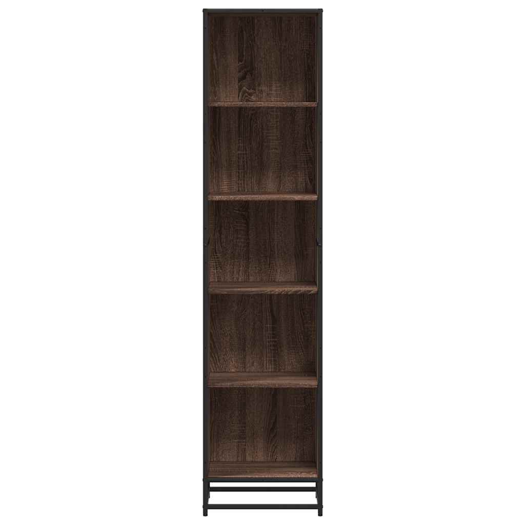 Bücherregal Schwarz 60x35x139 cm Holzwerkstoff