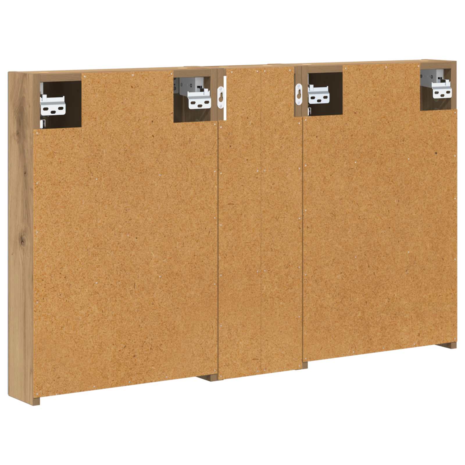 Badezimmerschrank-Set 3 pcs 80 x 10,5 x 50 cm Holzwerkstoff