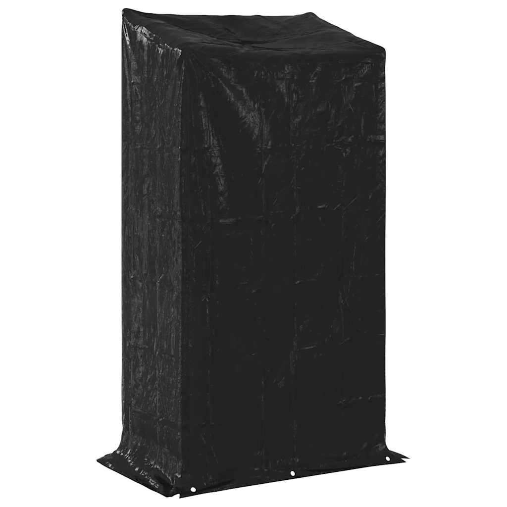 Brennholzregal mit Regenschutz 100,5x40,5x110,5 cm
