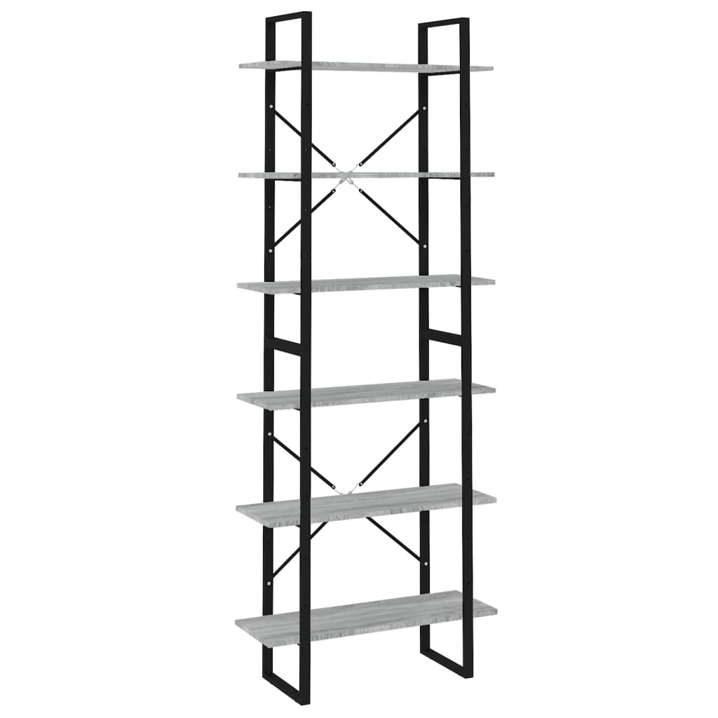Bücherregal Weiß 80x30x105 cm Holzwerkstoff