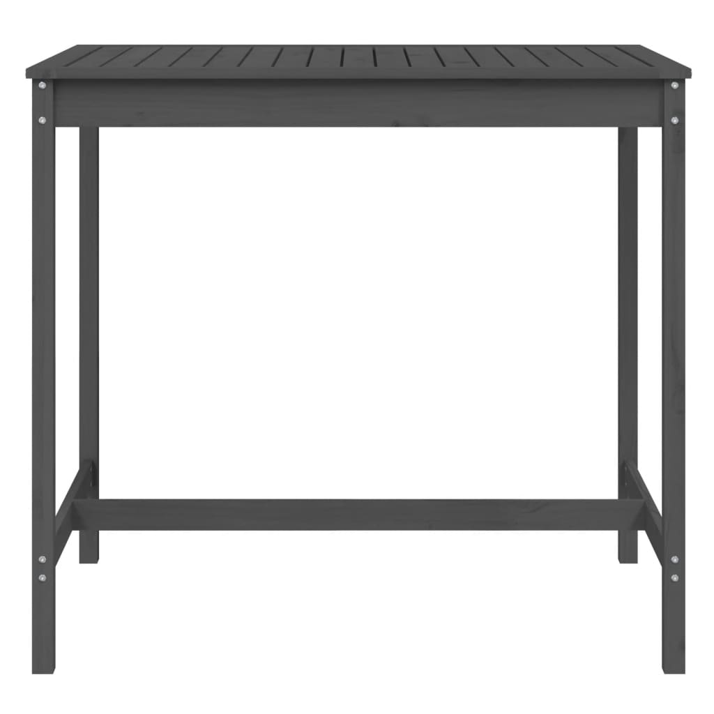 Gartentisch 82,5x82,5x110 cm Massivholz Kiefer