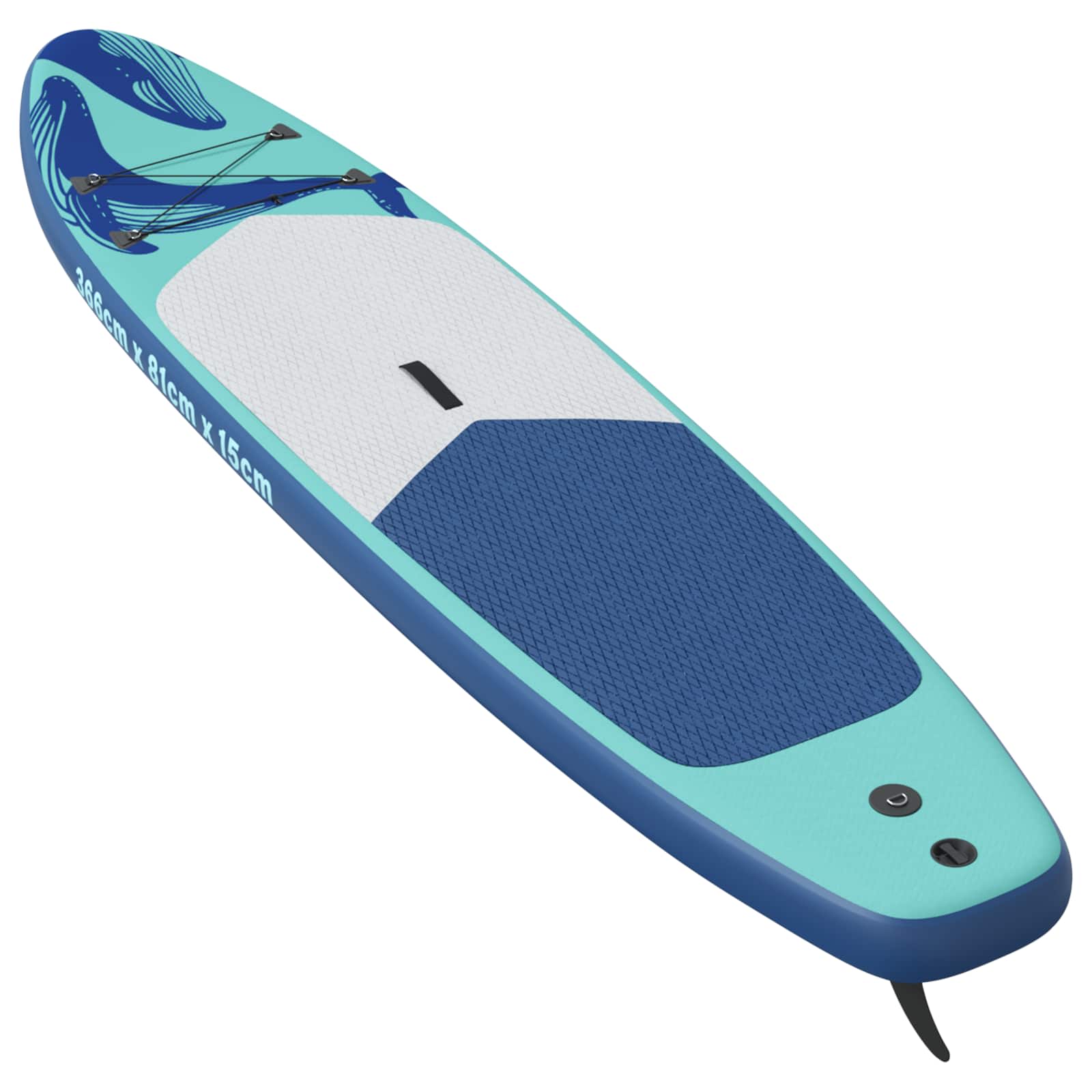 Aufblasbares Stand Up Paddle Board HYDROS 305 x 76 x 15 cm für