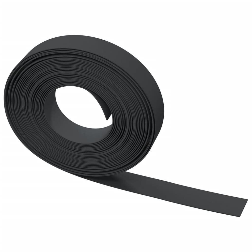 Gartenumrandung 25 m 10 cm PE Grau