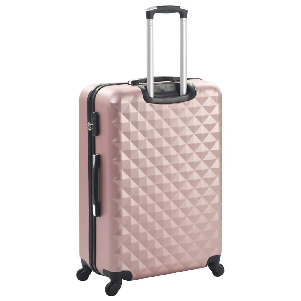 Hartschalen-Trolley-Set 3 Stk. Blau ABS