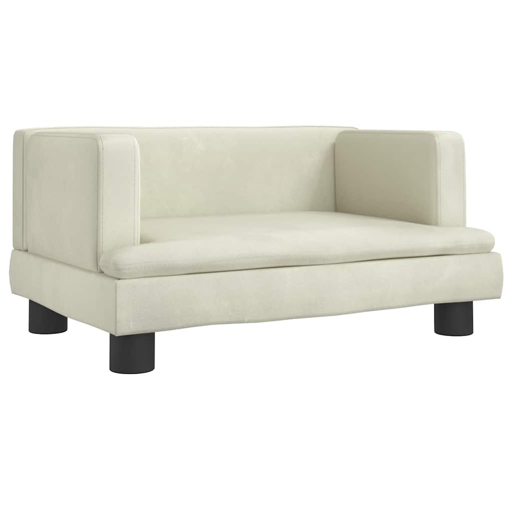 Hundebett Blau 80x45x30 cm Samt