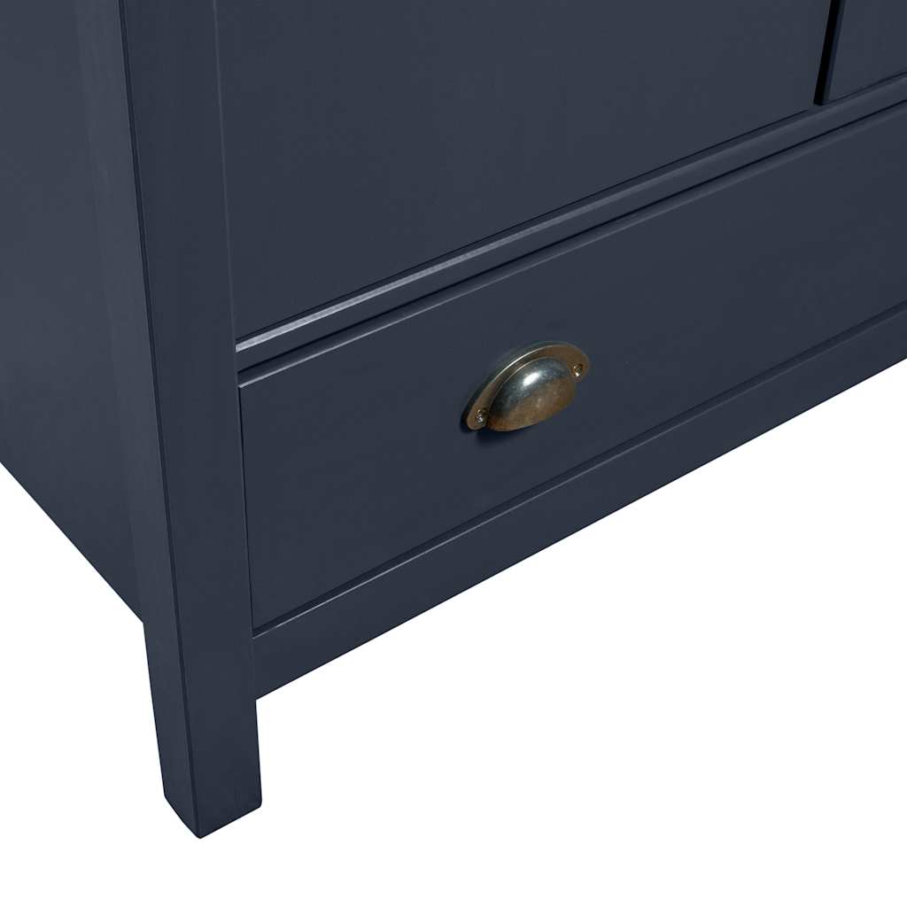 Kleiderschrank mit 3 Türen Hill 127x50x170cm Massivholz Kiefer