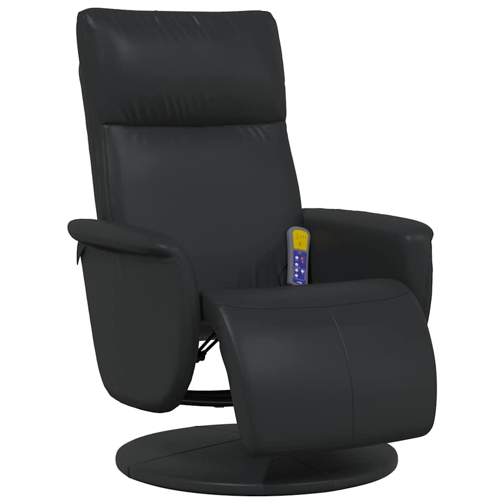Massage Relaxsessel Schwarz 71 x 90 x 105 cm Kunstleder