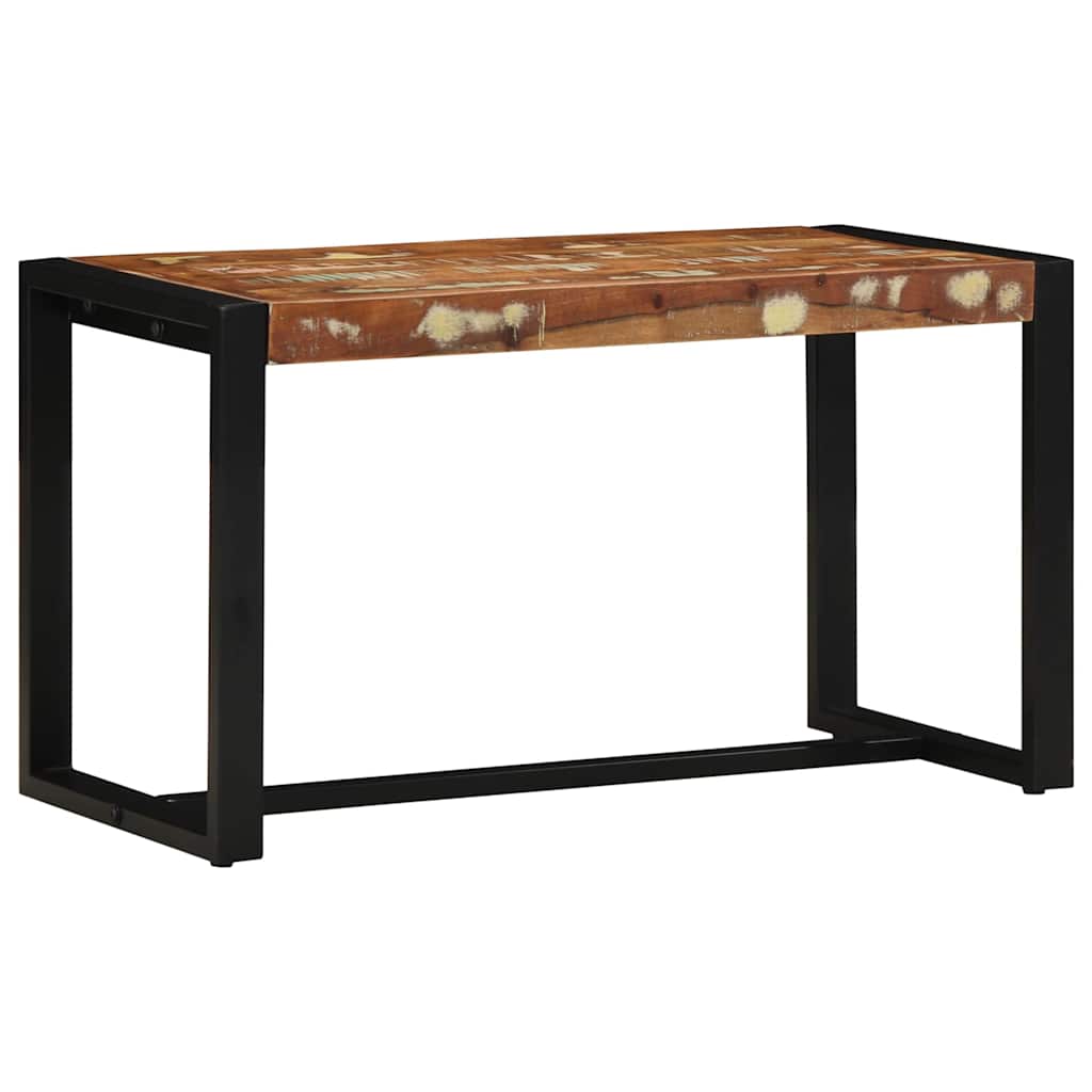 Bank Mehrfarbig 60x35x45 cm Massivholz Altholz
