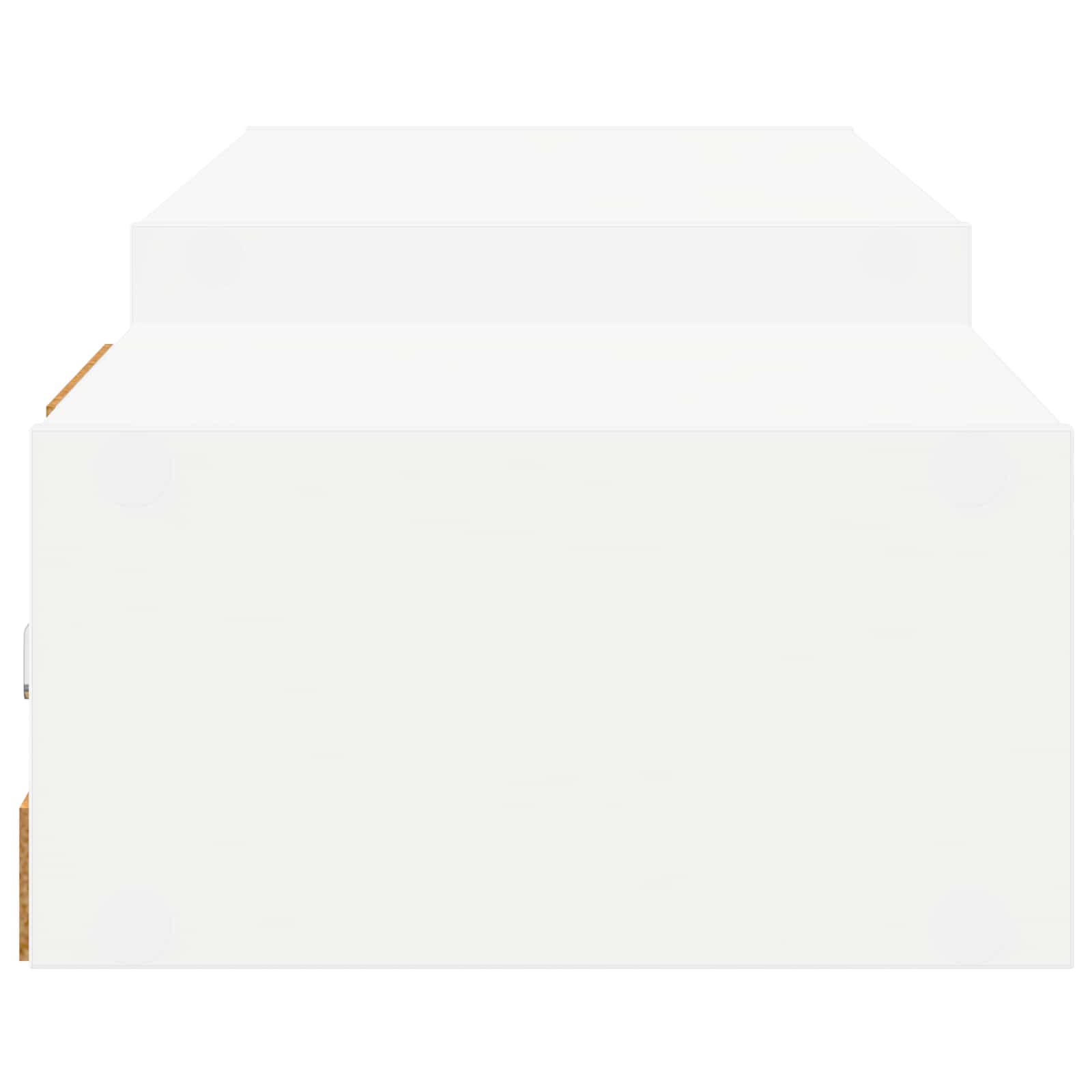 Wandmontierter TV-Schrank Wandhalterung Weiß 140 x 28 x 21 cm