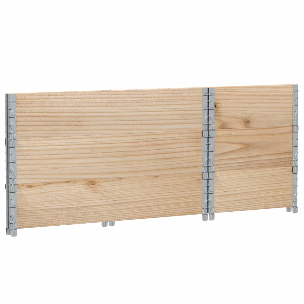 Pflanzkasten Grau 150x100 cm Massivholz Kiefer