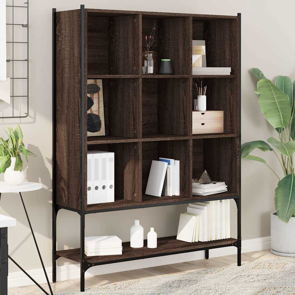 Bücherregal Schwarz 102x30x141,5 cm Holzwerkstoff
