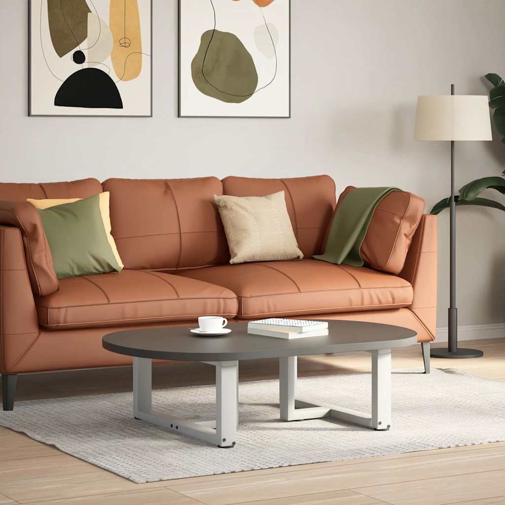 Couchtischbeine T-Form 2 Stk. Schwarz 30x25x(30-31) cm Stahl