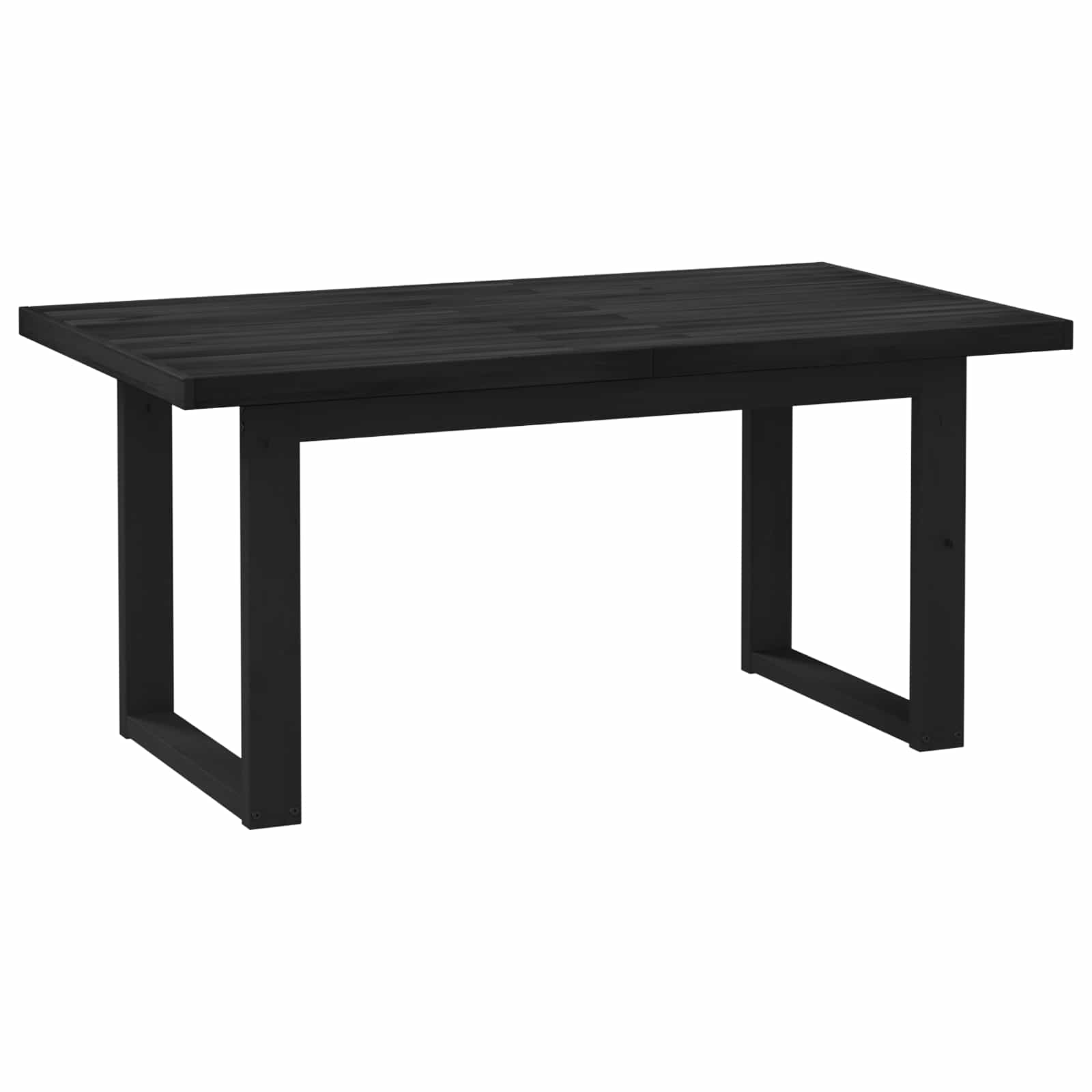 Esstisch NOAIN U-Form-Beine 180x90x75 cm Massivholz Kiefer