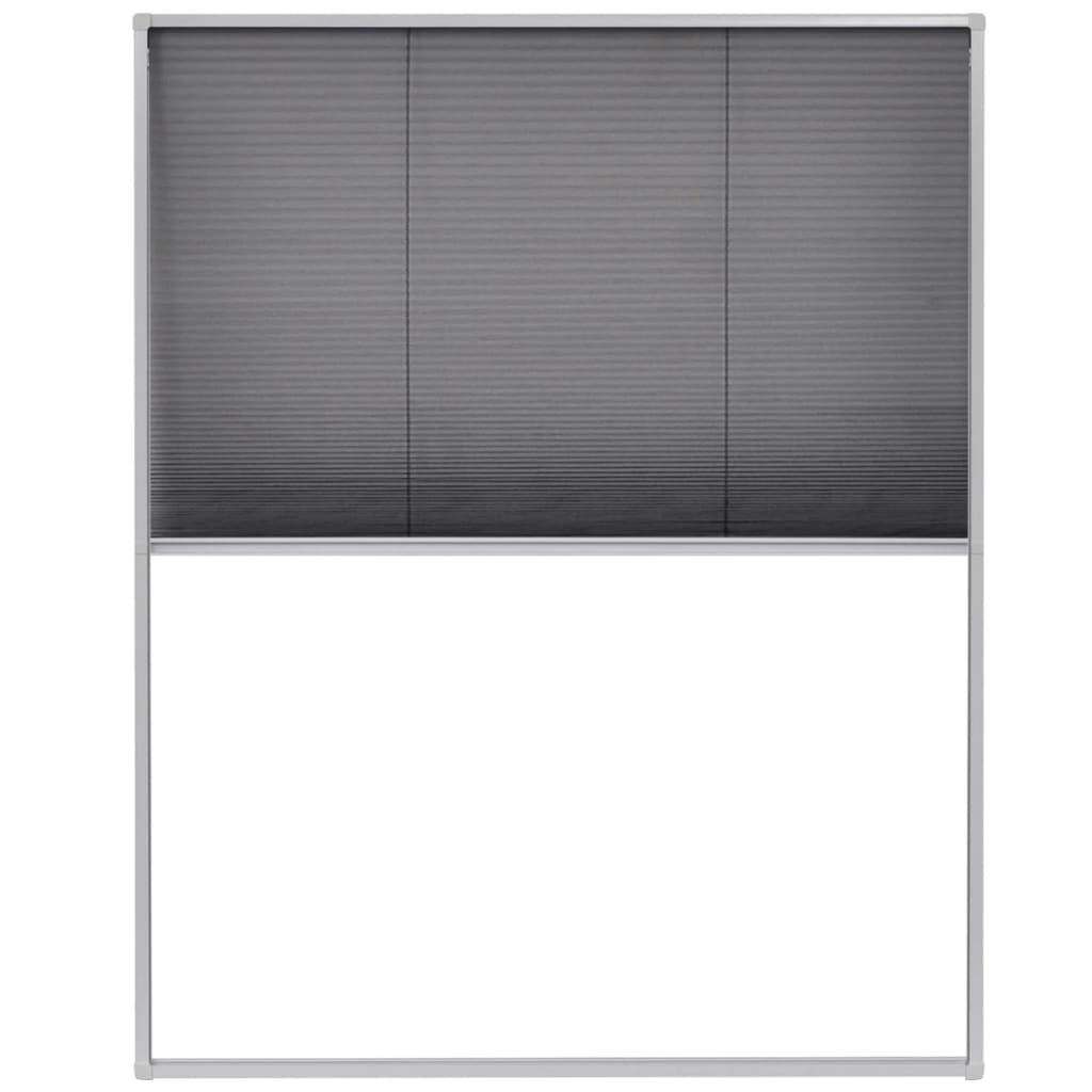Plisse Insektenschutz-Fenster 80×160 cm