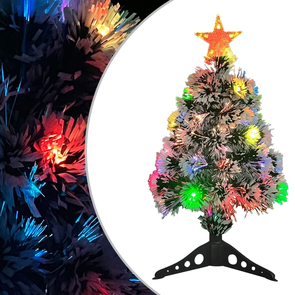 Vorbeleuchteter Weihnachtsbaum mit Ständer und LED 150 cm Glasfaser