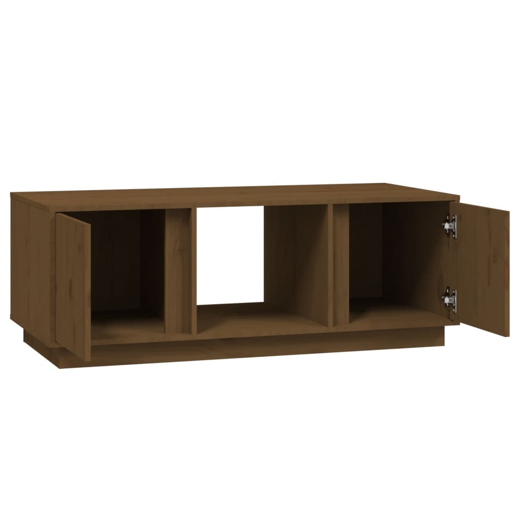 Couchtisch 110x50x40 cm Massivholz Kiefer