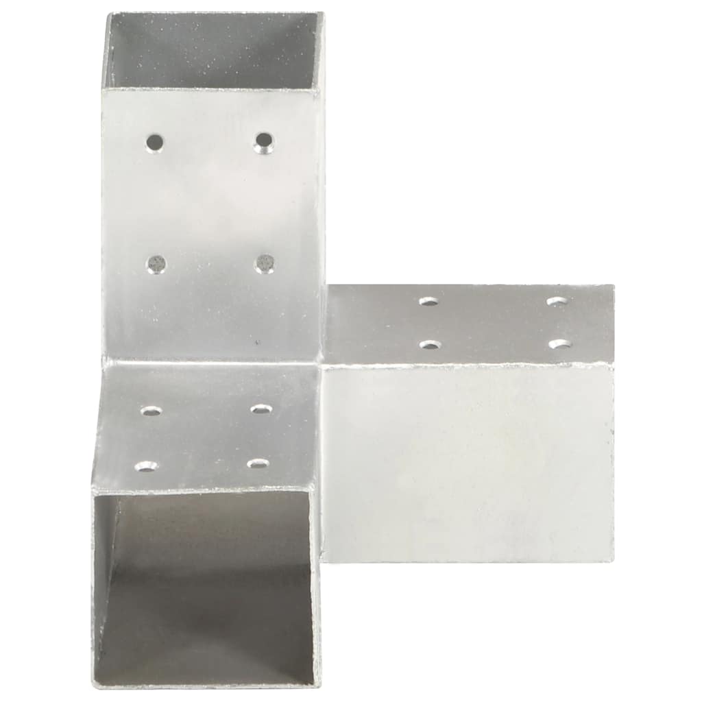Pfostenverbinder L-Form Verzinktes Metall 71 x 71 mm