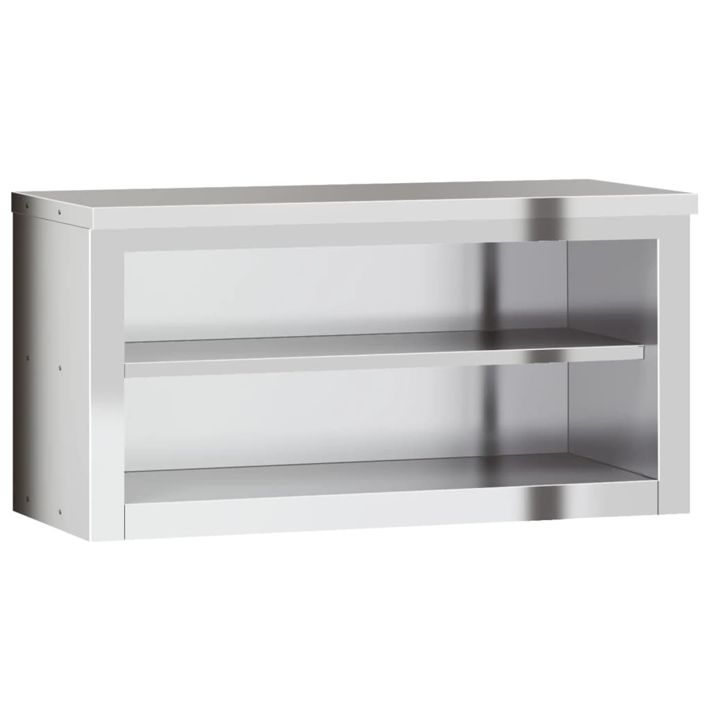 Küchen-Wandschrank mit Schiebetüren Edelstahl