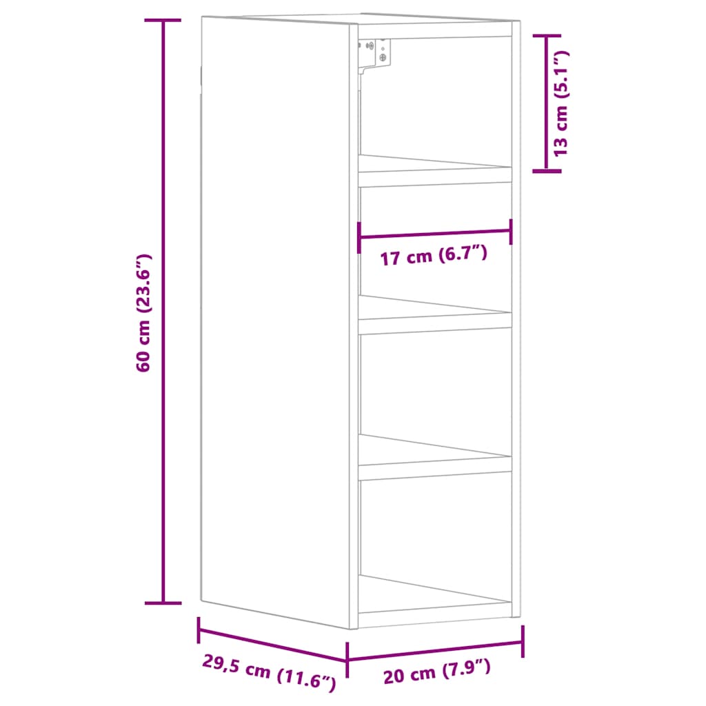 Unterschrank Lyon Weiß 60x46x81,5 cm Holzwerkstoff