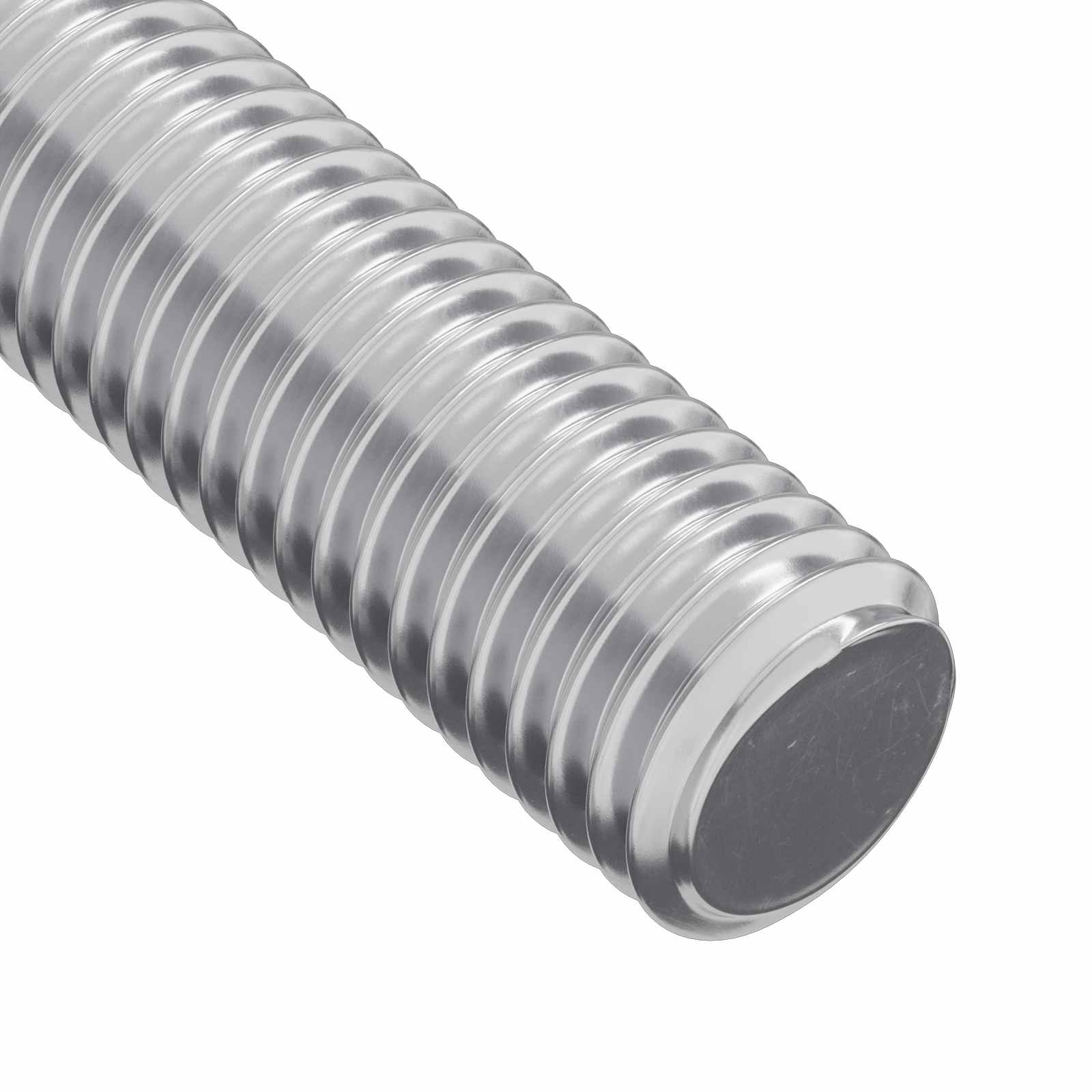 Gewindestange 2 pcs Silber 6 x 120 mm Stahl