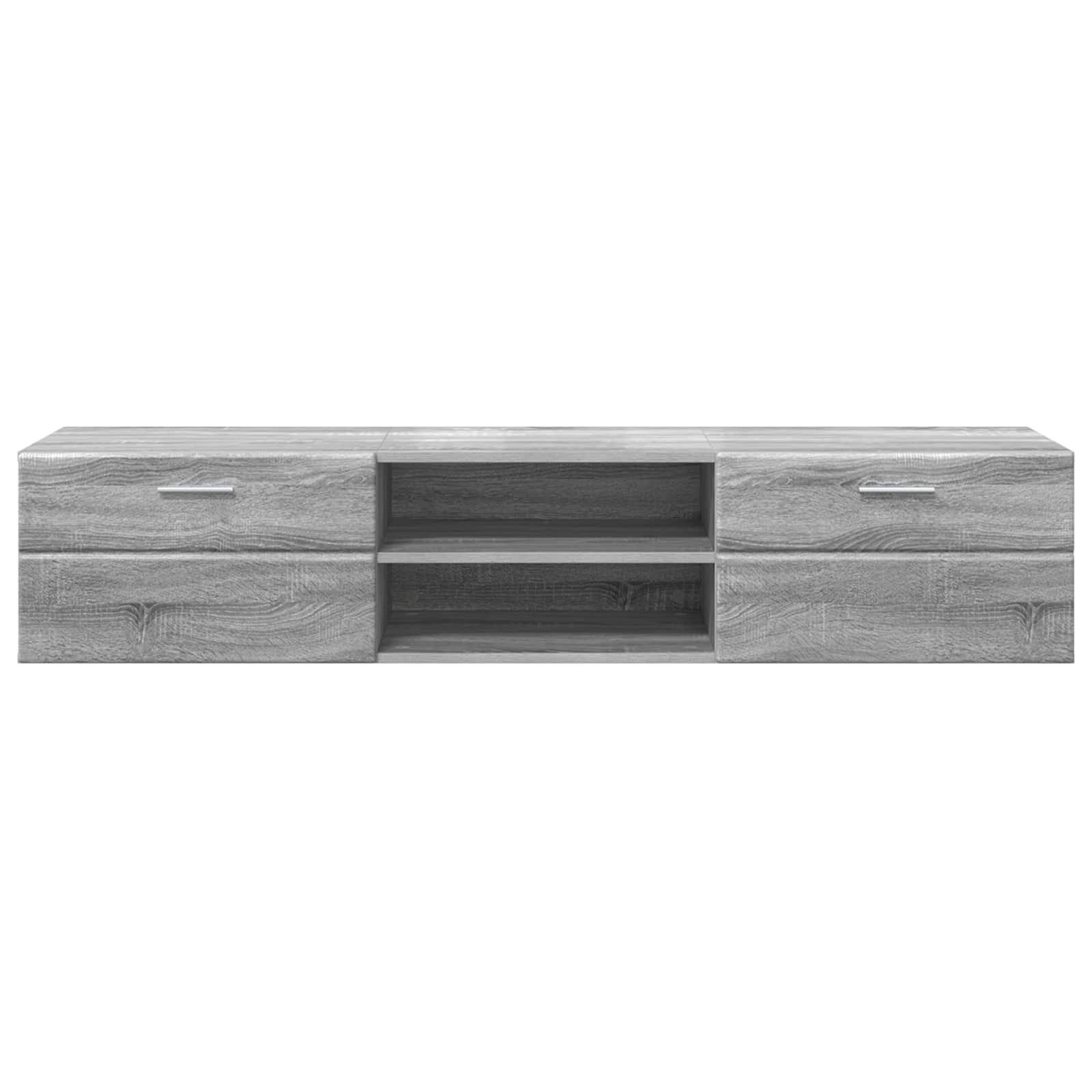 Highboard mit Regal FLORIN Weiß 60 x 35 x 182 cm Holzwerkstoff