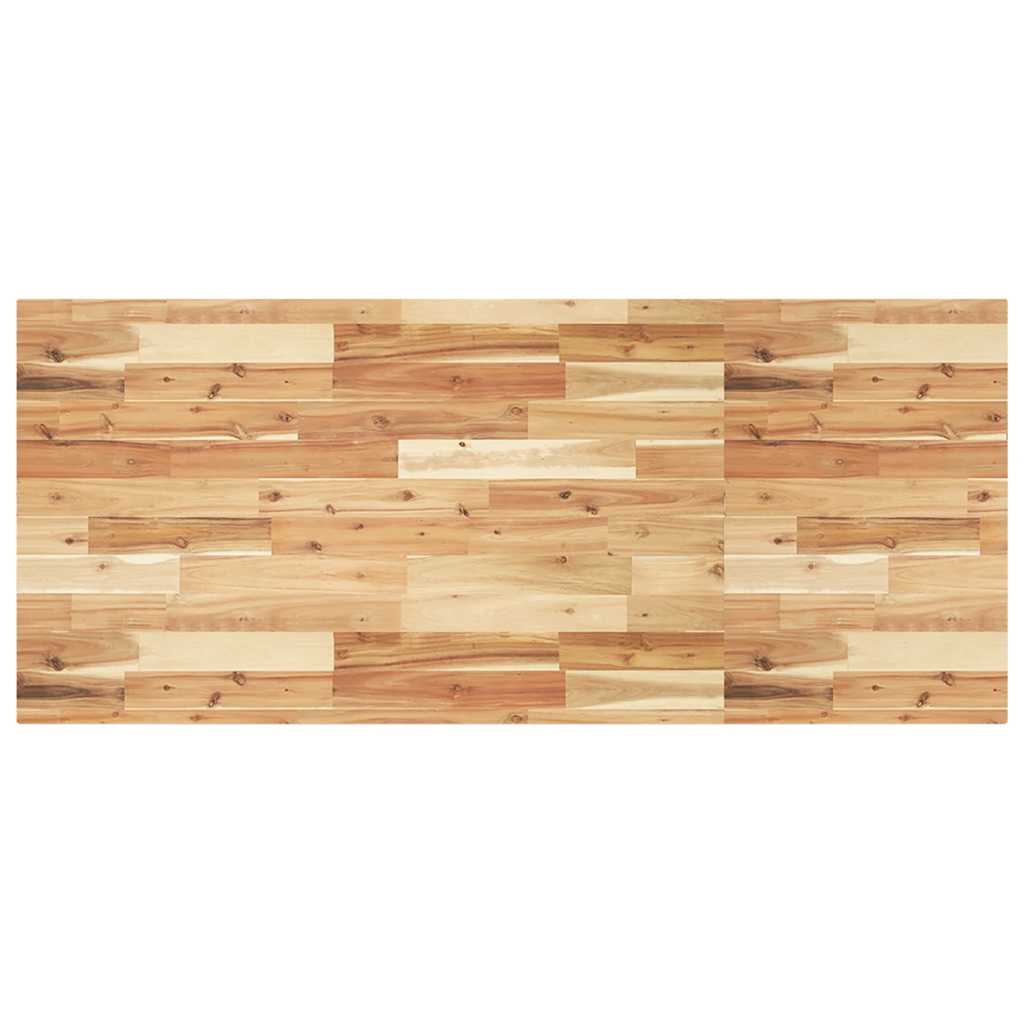 Schreibtischplatte Unbehandelt 60x50x2 cm Massivholz Akazie