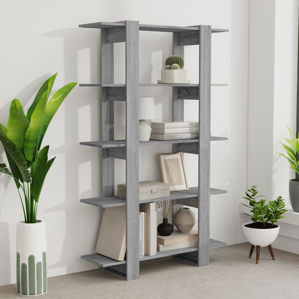 Bücherregal/Raumteiler Weiß 100×30×160 cm